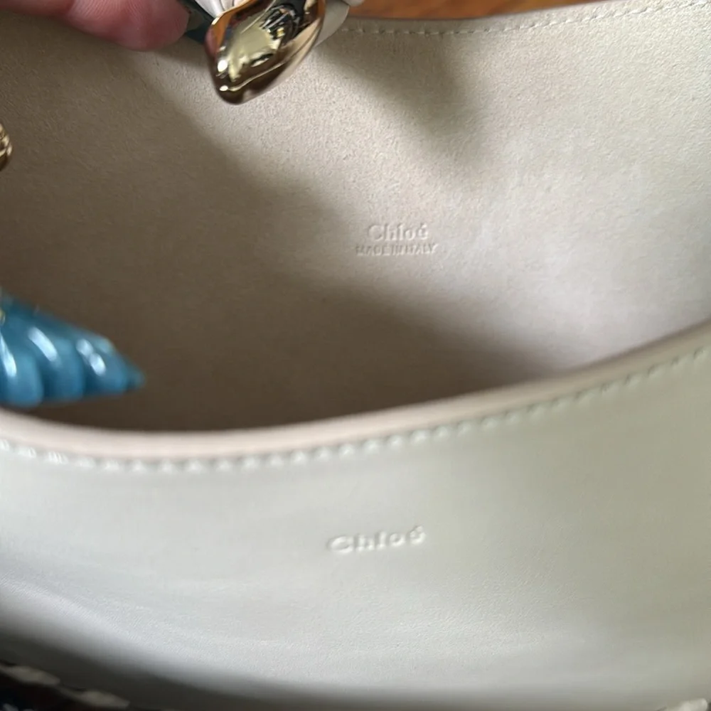 Chloé Mate Small Leather Drawstring Hobo Crossbody Bag NWT